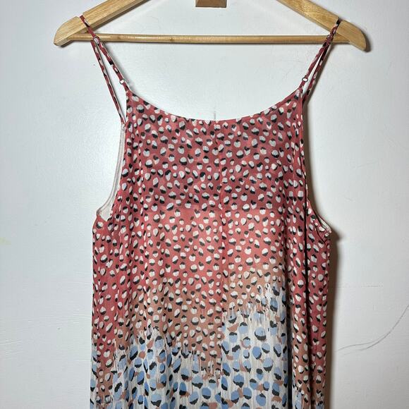 NIC + ZOE Blue Dahlia Maxi‎ Dress Womans Large - Picture 11 of 14